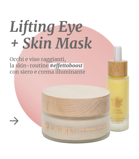 Trattamento illuminante viso + contorno occhi skincare combo lifting siero occhi e skin Radiance Mask