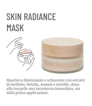 Trattamento illuminante viso + contorno occhi skincare combo lifting siero occhi e skin Radiance Mask